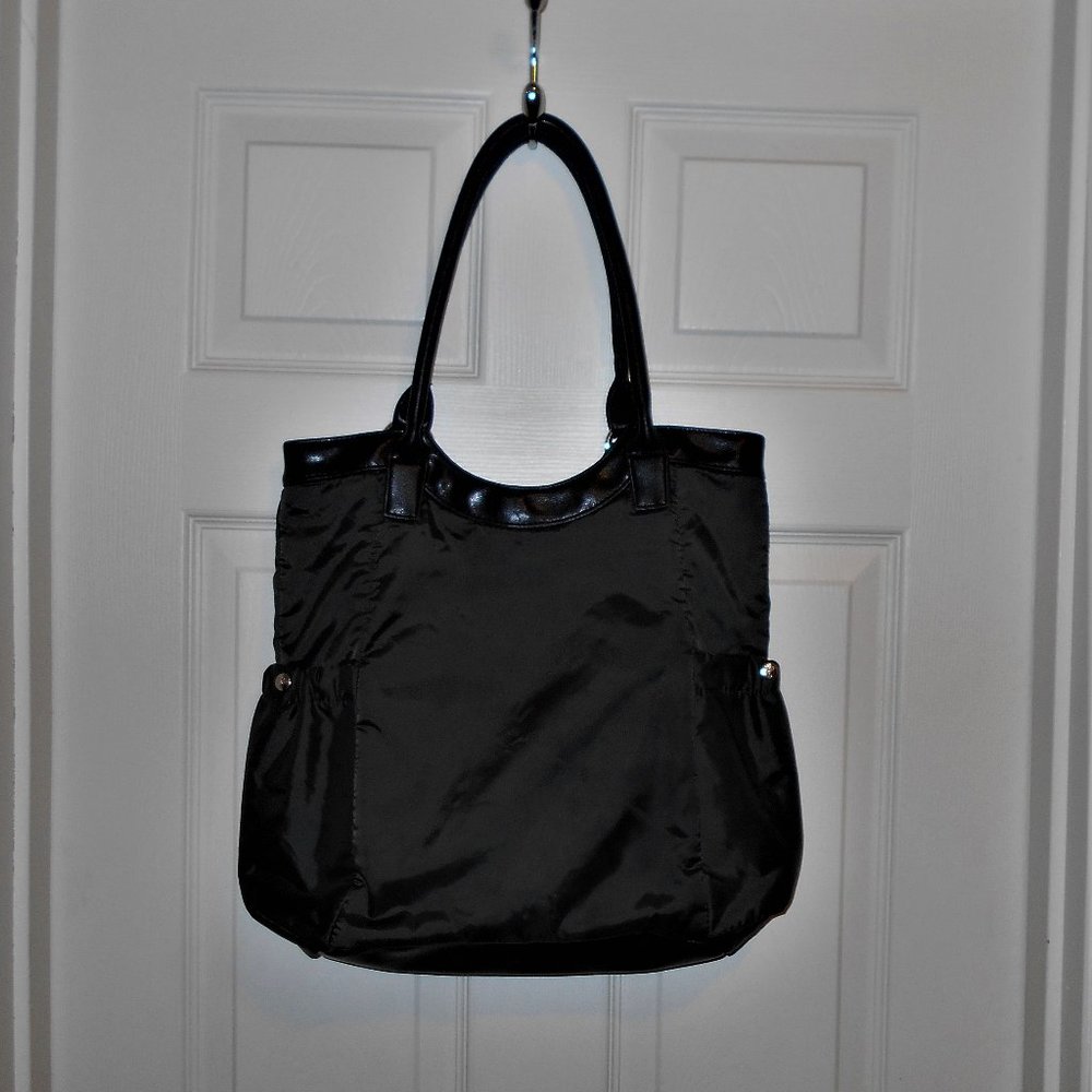 LANCOME Black Nylon Tote